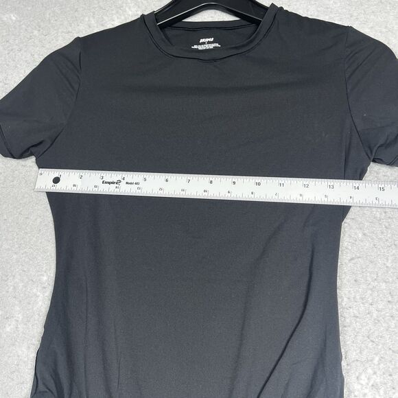 Skims Fits Everybody T-Shirt Bodysuit Womens Size Medium Black Short Sleeve - Picture 5 of 9